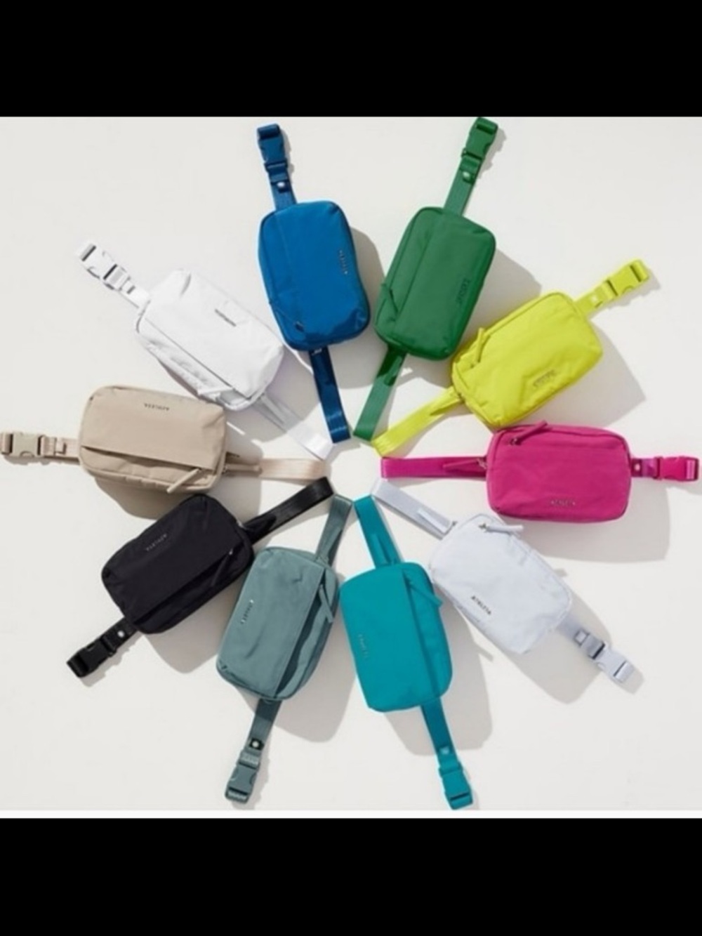 Athleta Women’s Citron Green All About Crossbody Belt Bag—Festival or Athletic - Picture 11 of 11